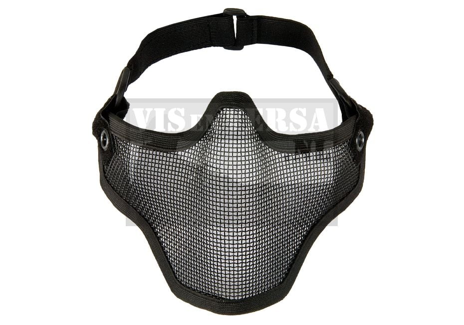 Steel Half Face Mask - Black