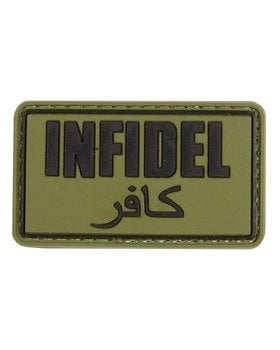 Infidel Badge PVC - Olive Drab