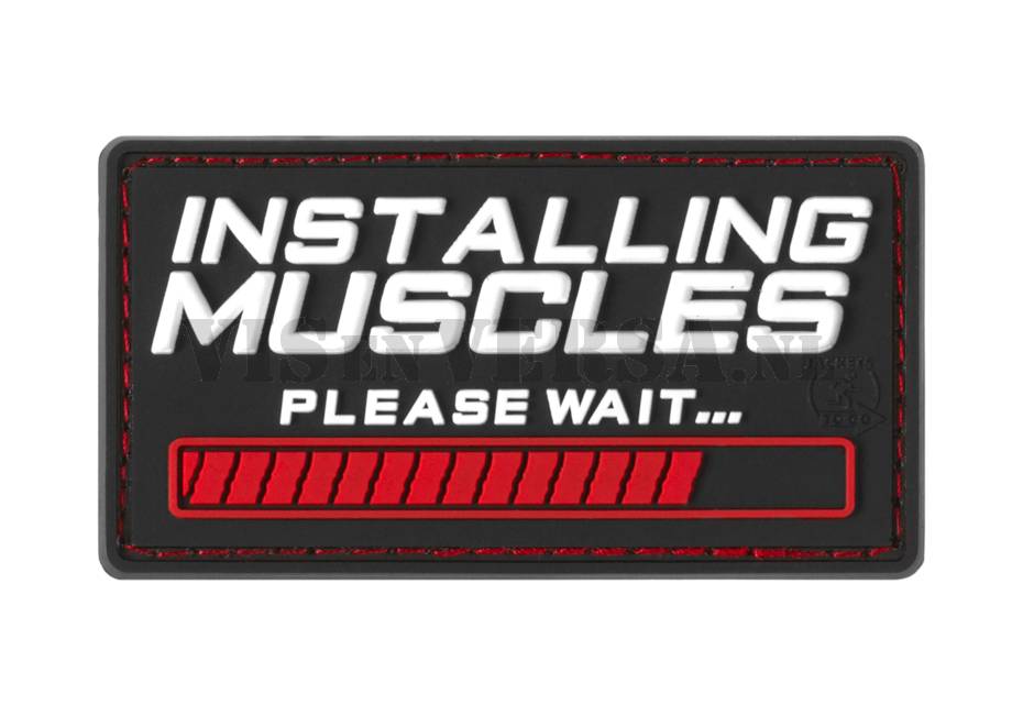 Installing Muscles Rubber Patch - Color