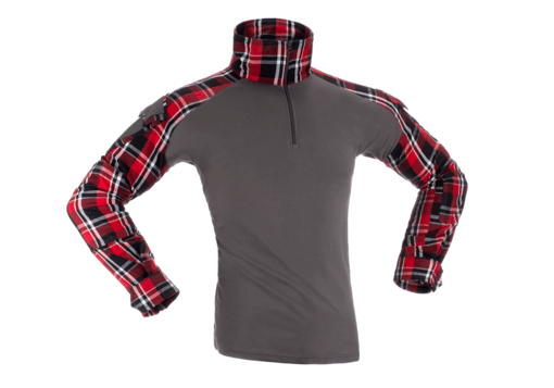 Flanell-Combat-Shirt – Rot