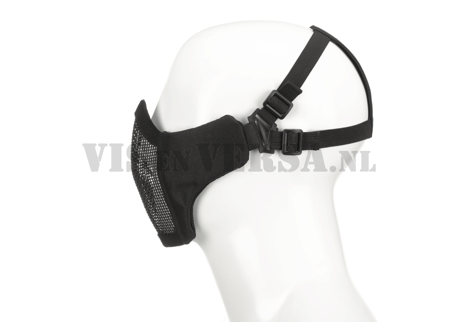MK.II Steel Half Face Mask - Black