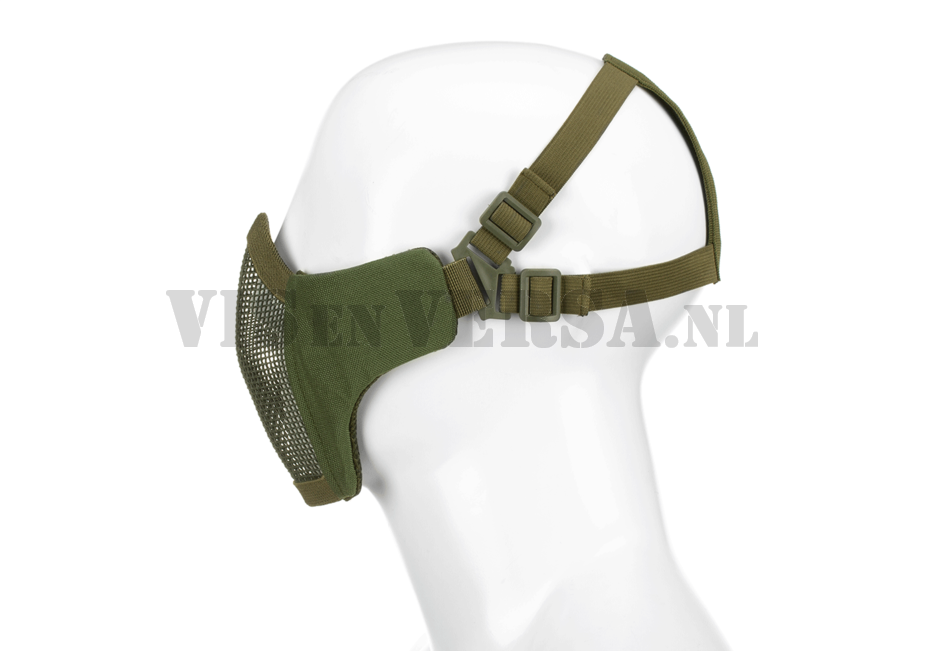 Mk.II Steel Half Face Mask - Olive
