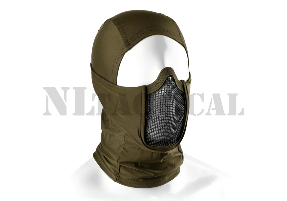 Mk.III Halbgesichtsmaske aus Stahl – Olivgrün