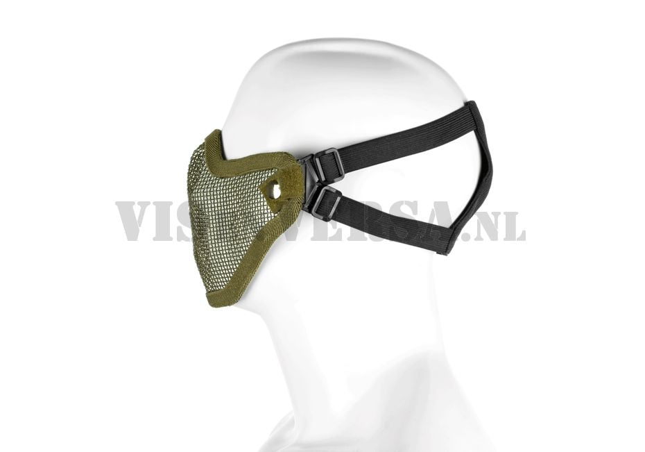 Steel Half Face Mask - Olive Drab