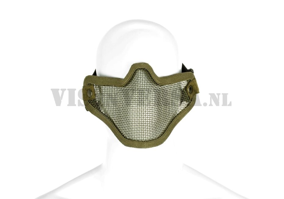 Steel Half Face Mask - Olive Drab