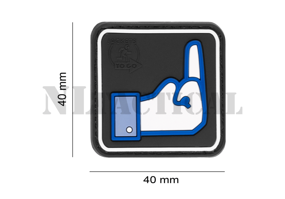Dislike-Gummiabzeichen