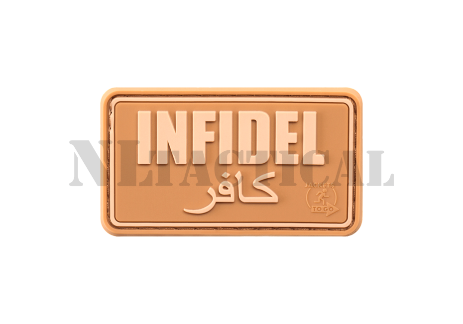 Infidel-Gummi-Aufnäher – Wüste