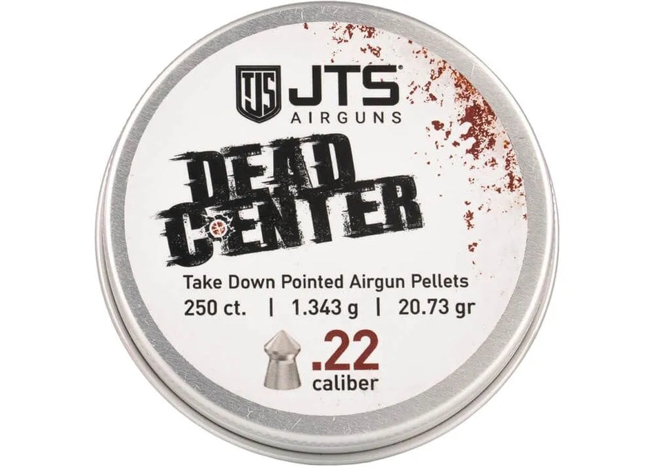 JTS Dead Center Precision Pointed Airgun Pellets 5.5 mm 18.80 grain
