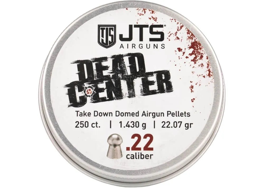 JTS Dead Center Precision Domed Airgun Pellets 5.5 mm 22.07 grain