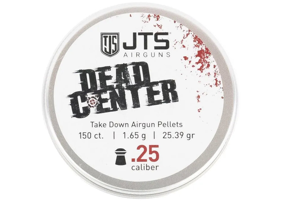 JTS Dead Center Precision Airgun Pellets 6.35 mm 25.39 grain