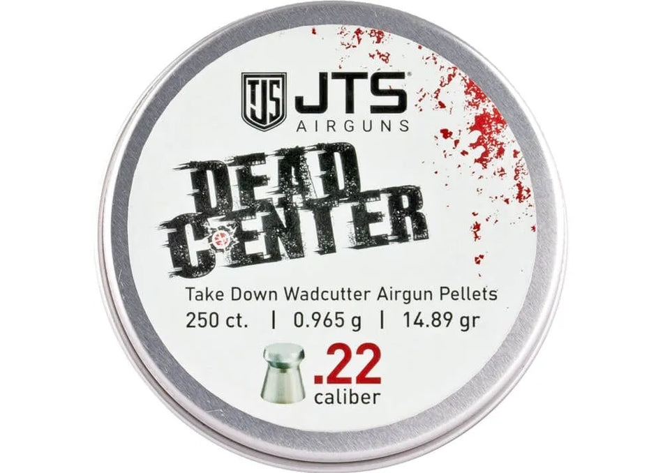 JTS Dead Center Precision Wadcutter Airgun Pellets 5.5 mm 14.89 grain