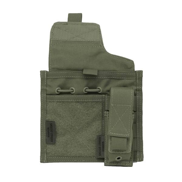 Large Admin Panel with Pistol Pouch - Olive Drab