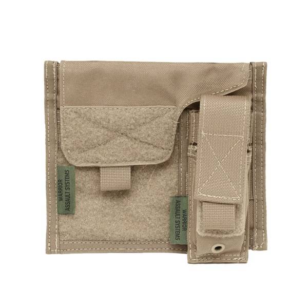 Large Admin Panel with Pistol Pouch - Coyote Tan