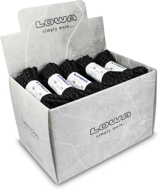 Lowa Trekking Laces 210 CM Black Grey