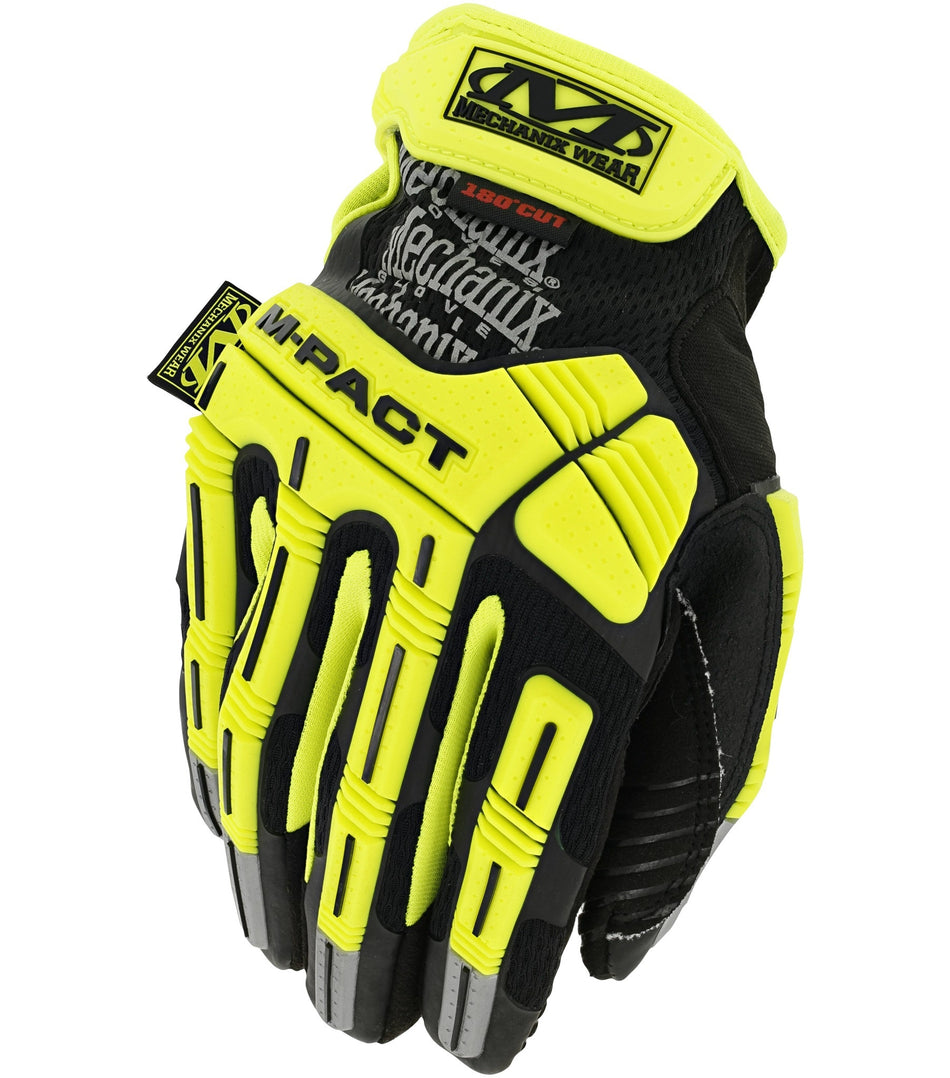 Mechanix Wear HI-VIZ M-Pact D5 Fluorescent Yellow