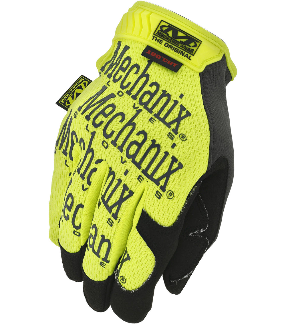 Der Original Hi-Viz D5 schnittfeste Handschuh – Fluoreszierendes Gelb