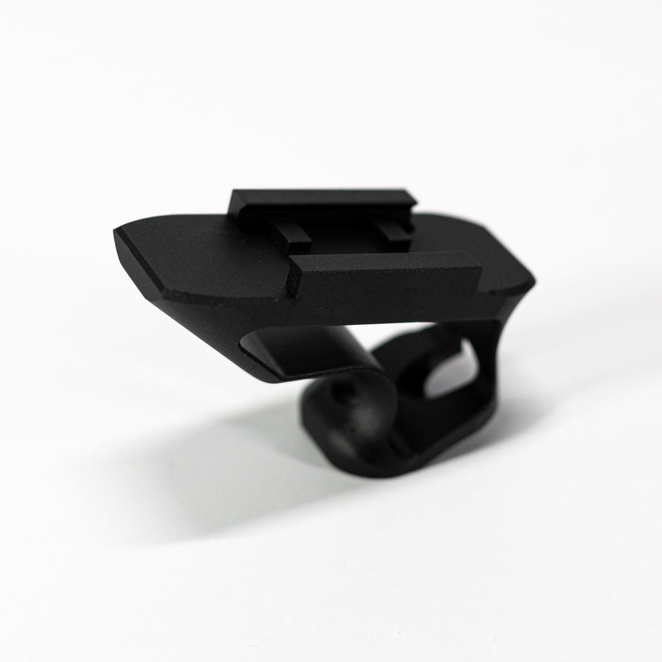 CNC Picatinny Short Angled Grip - Black