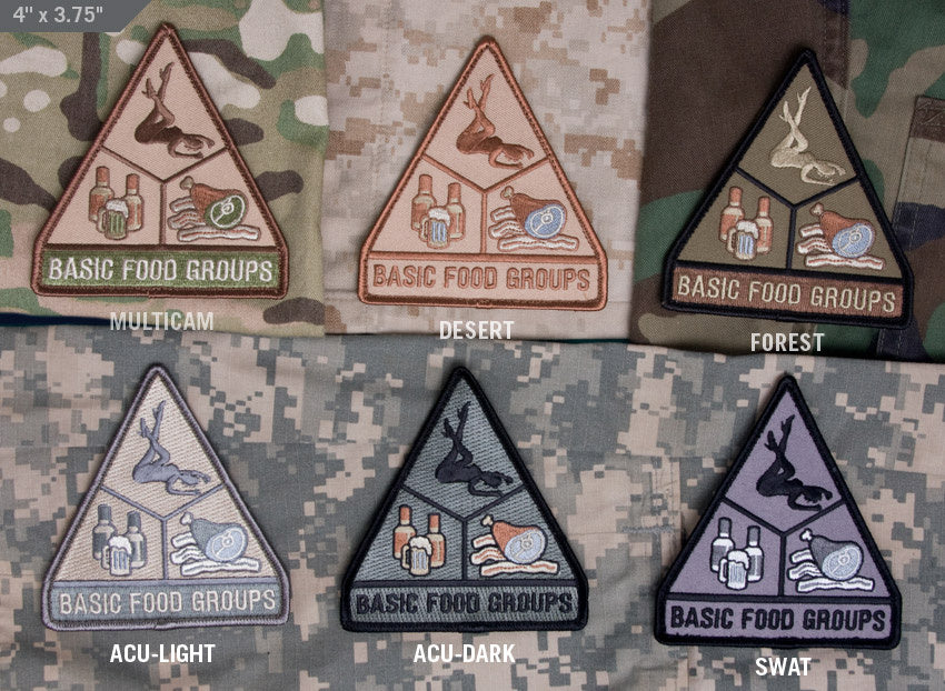 Basic Food Groups Patch - MultiCam