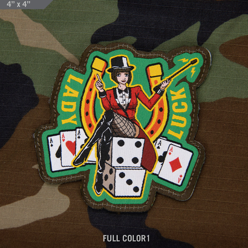 Lady Luck Anime Patch - Full Color