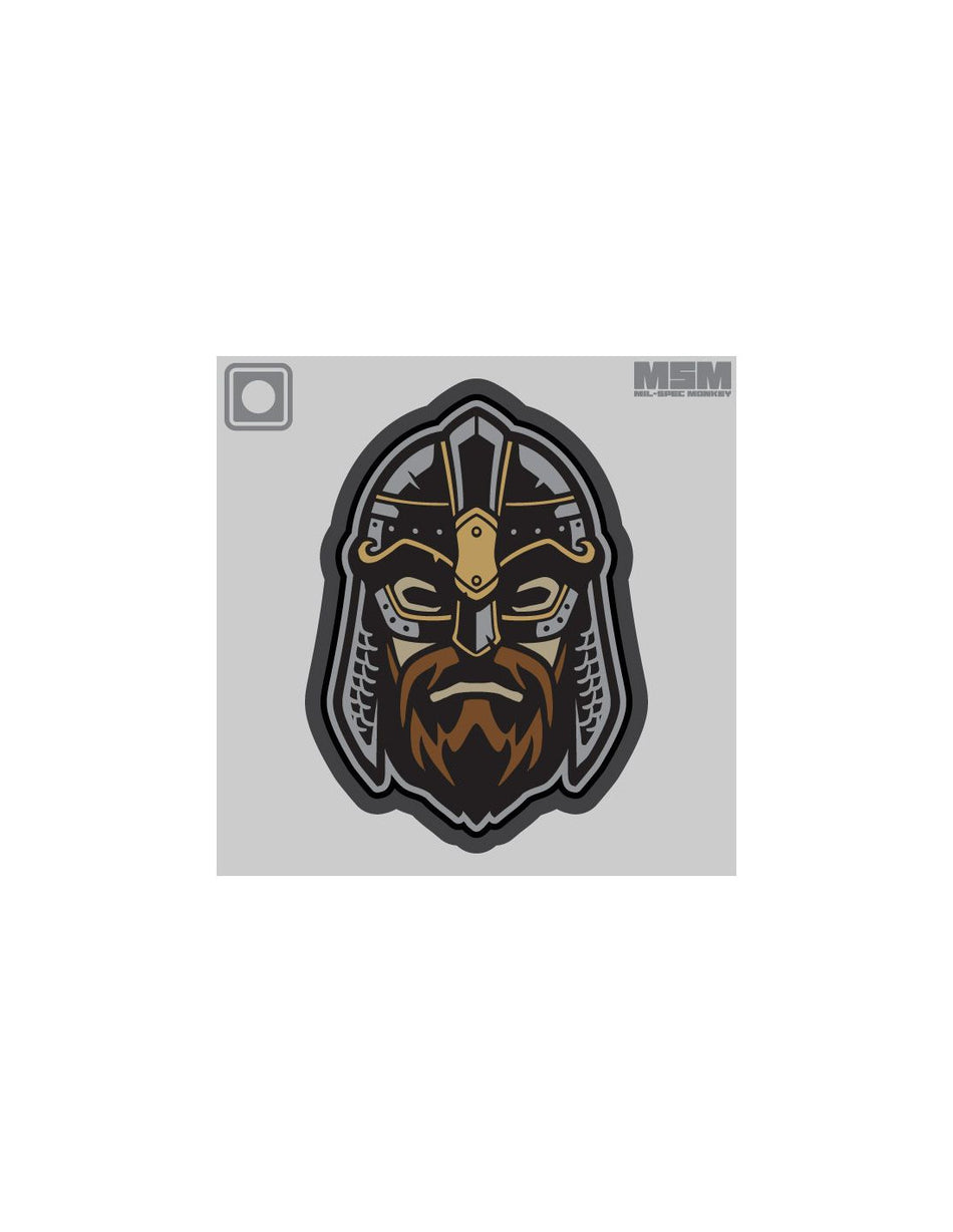 Viking Warrior Head 2 patch - Fullcolor