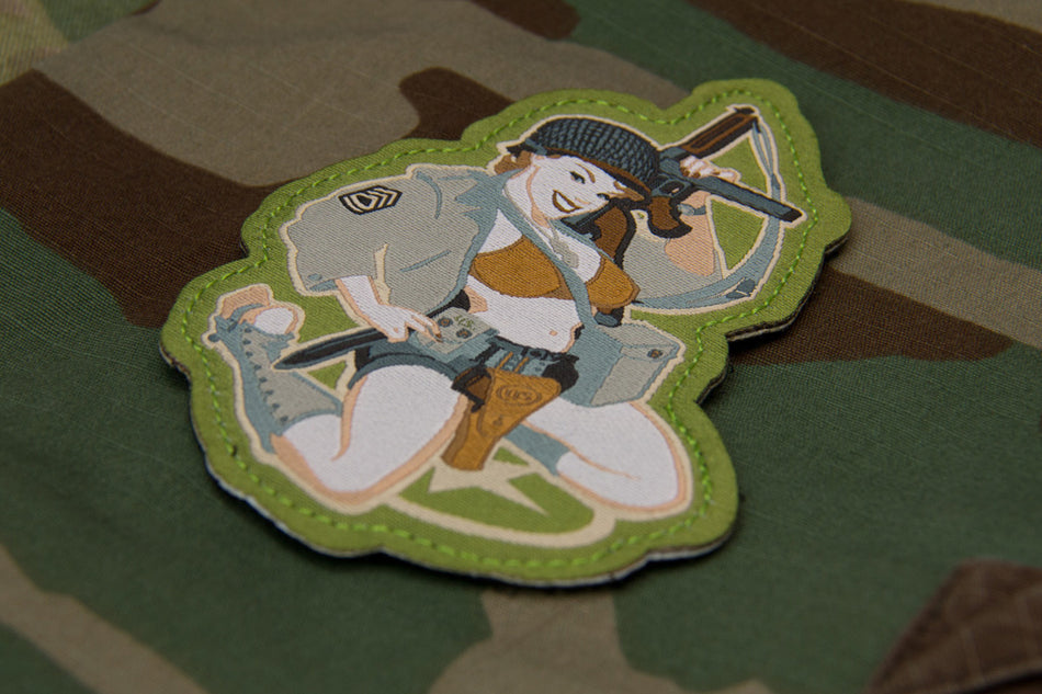 Thompson Girl Pinup Patch - Fullcolor