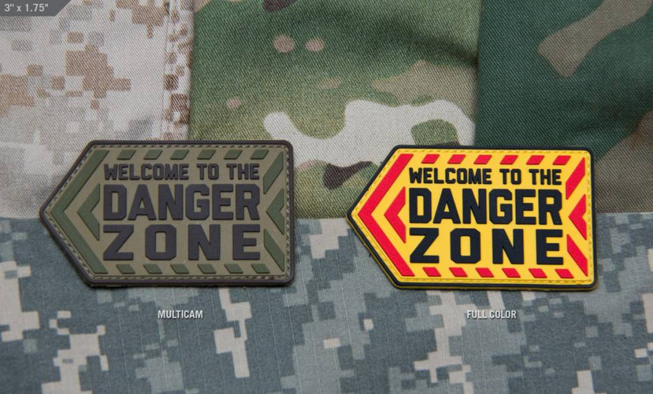 Danger Zone PVC Patch - MultiCam