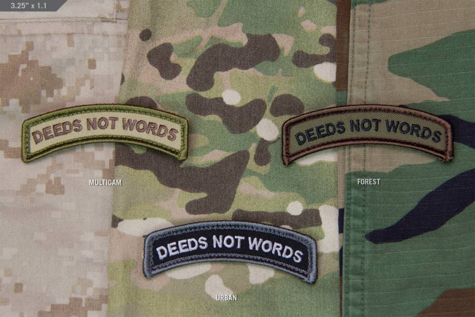 Deeds Not Words patch