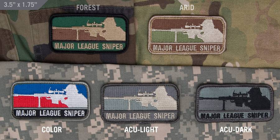 Major League Sniper Patch - FullColor