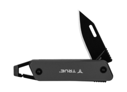 True Utility Modern Keychain Knife Grey