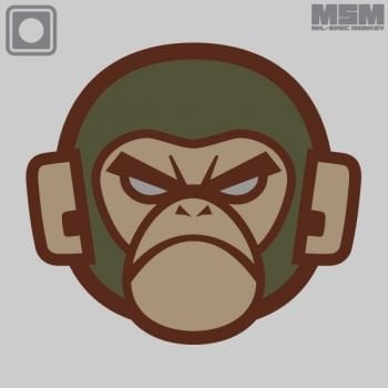 Monkey Head PVC Patch