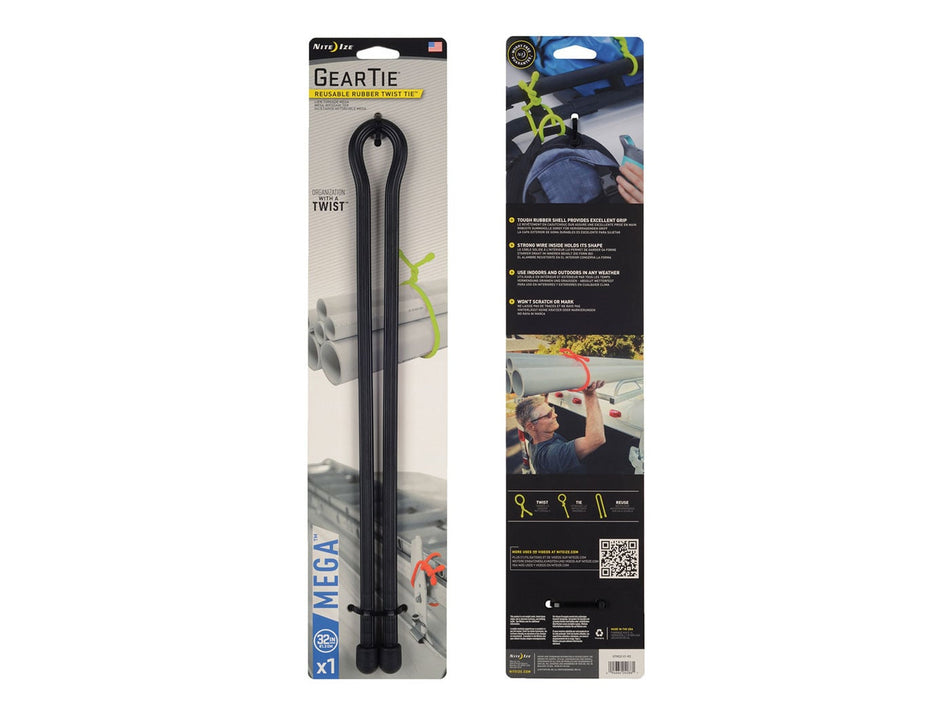 Nite Ize Gear Tie 32" Mega Black