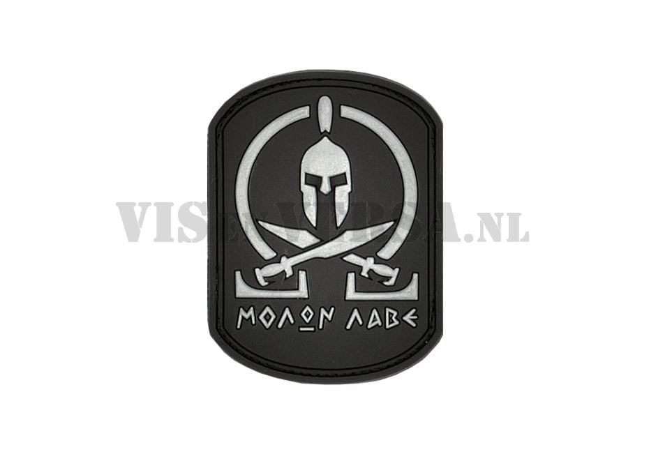 Molon Labe Rubber Patch - Black