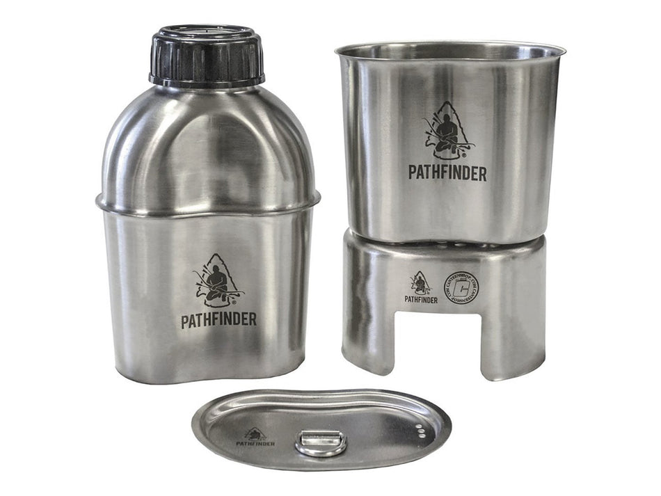 Pathfinder Stainless Steel Field Bottle Cooking Set
