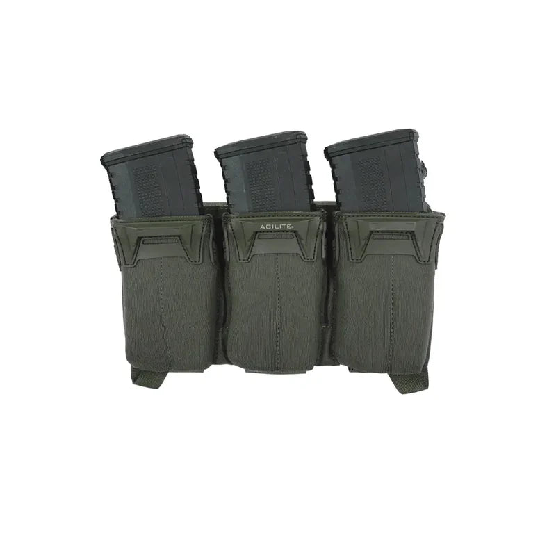 Pincer Placard Multi-Caliber Triple Mag Pouch - Black