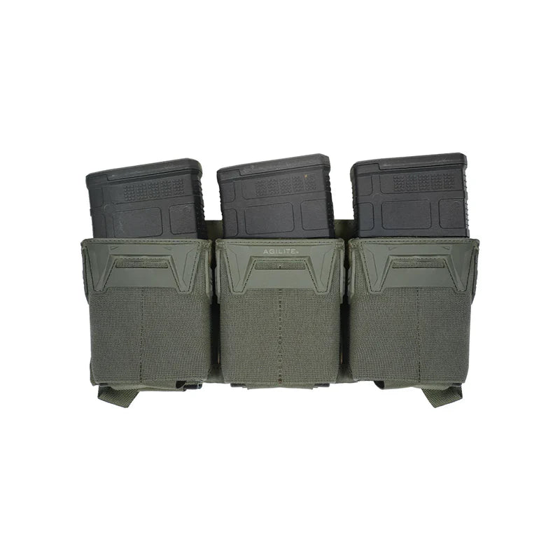 Pincer Placard .308 Triple Mag Pouch - Ranger Green