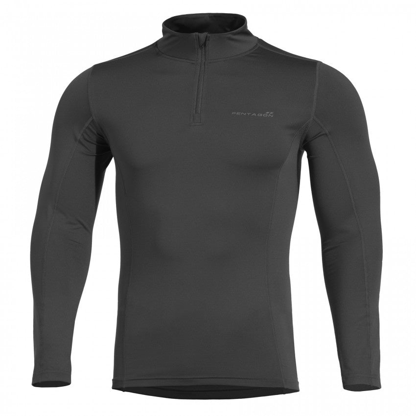 Pindos 2.0 Shirt 1/2 Zip Sweater - Black