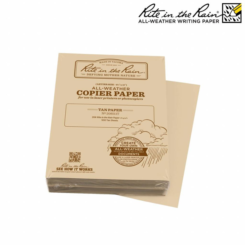 Waterproof A4 Paper 500 sheets - Brown