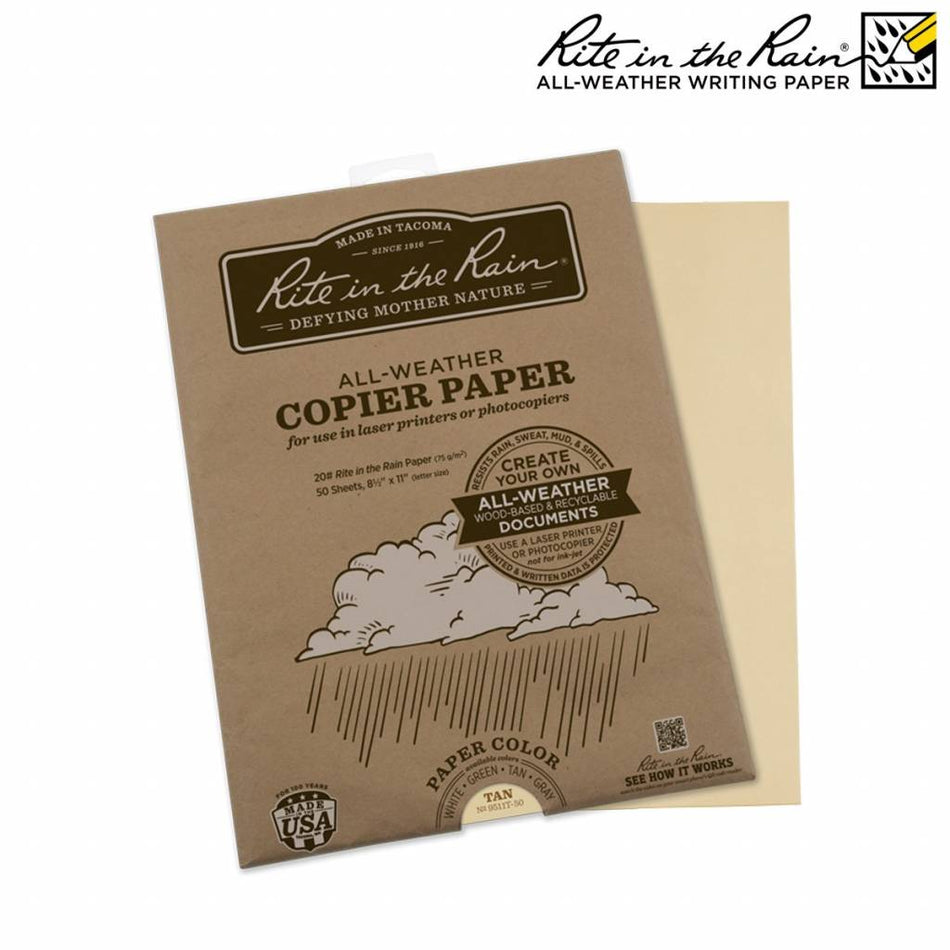 All-Weather Copier Paper A4 50 sheets - Tan