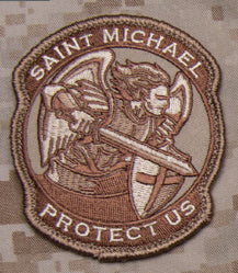 Saint Michael Modern patch