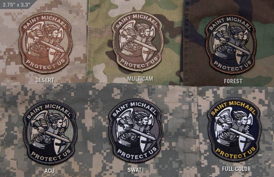 Saint Michael Modern patch