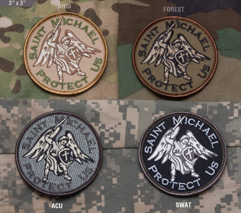 Saint Michael patch - Forest