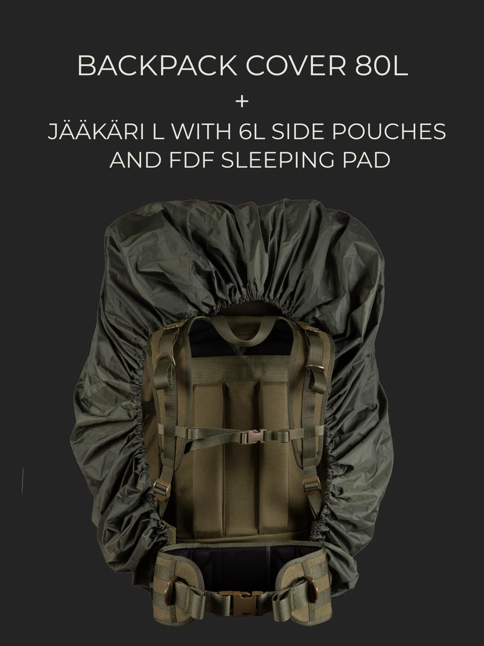 Savotta Rucksackhülle 80L – Grün