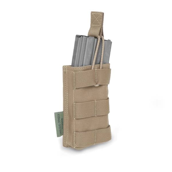 Single Open 5.56 Mag Bungee Retention - Coyote Tan