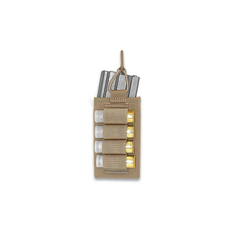Einzeltasche Open 5.56 mit Schrotflintenstreifen – Coyote Tan
