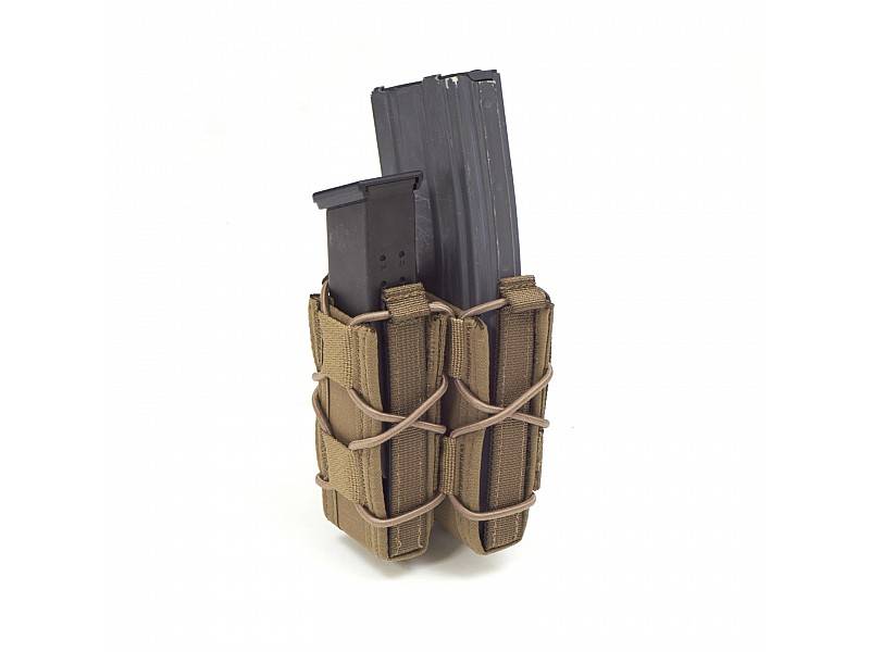 Single Quick Mag with Single Pistol Pouch - Coyote Tan