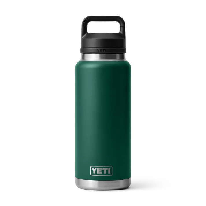 Rambler 36 oz (1 l) – Schwarz-Waldgrün