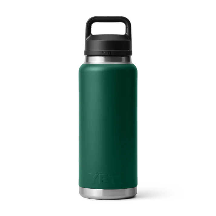 Rambler 36 oz (1 l) – Schwarz-Waldgrün
