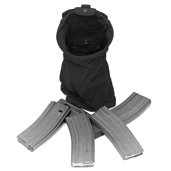Slimline Foldable Dump Pouch - Black
