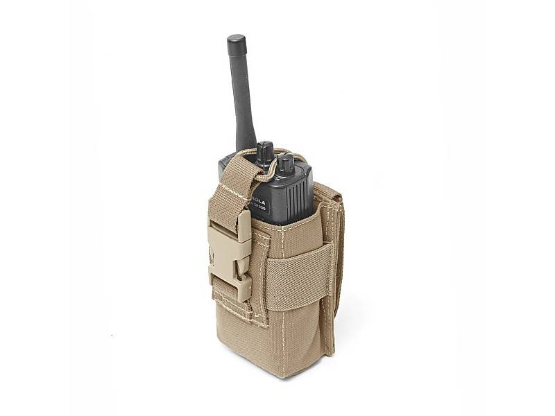 Elite OPS Small Radio Pouch - Coyote Tan