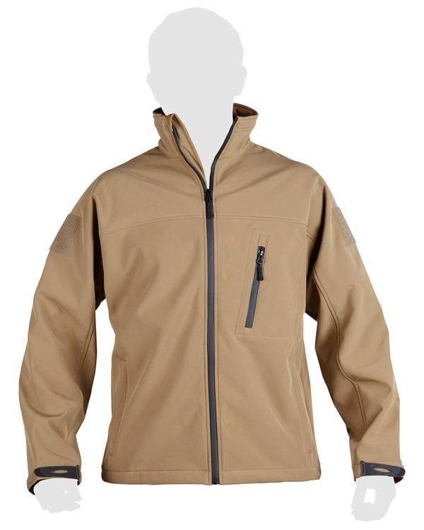 KU Trooper Tactical soft shell jacket - Coyote Tan